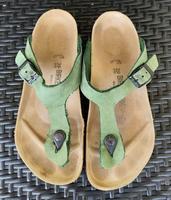 birkenstock Gizeh 39 Pantoletten echt Leder neuwertig Saarland - Völklingen Vorschau