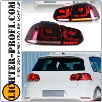 Voll LED Upgrade Design Rückleuchten für VW Golf 6 08-12 rot/klar Hessen - Calden Vorschau