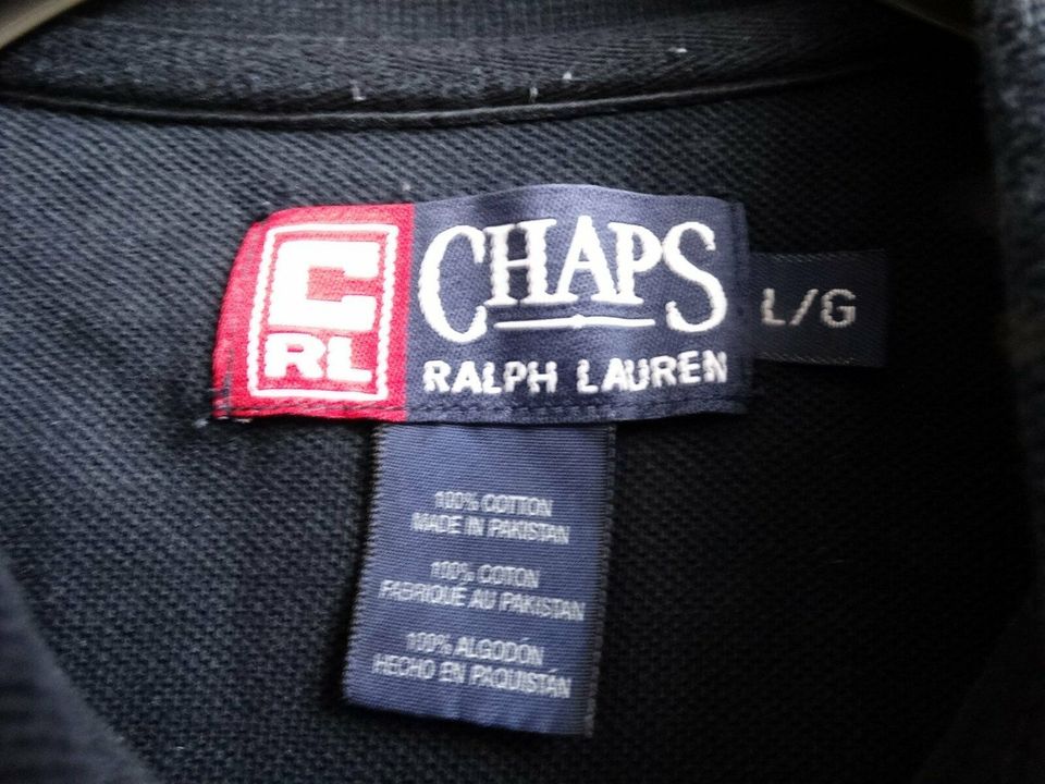 Chaps Ralph Lauren Polo Shirt navy/weiß gestreift L in Bayreuth