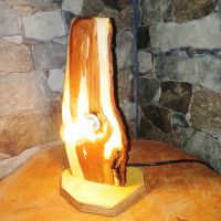 Baumstamm-Lampe,Holz-LED Lampe Pflaume,DEKO-Leuchte-UNIKAT Sachsen - Annaberg-Buchholz Vorschau