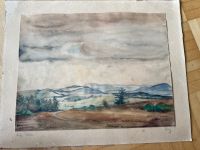 Hohe Rhön Aquarell signiert Bley Hessen - Fulda Vorschau