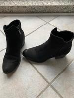 Stiefelette schwarz, Marco Tozzi, 38, Wildleder, Velours, sehr gu Hessen - Rüsselsheim Vorschau