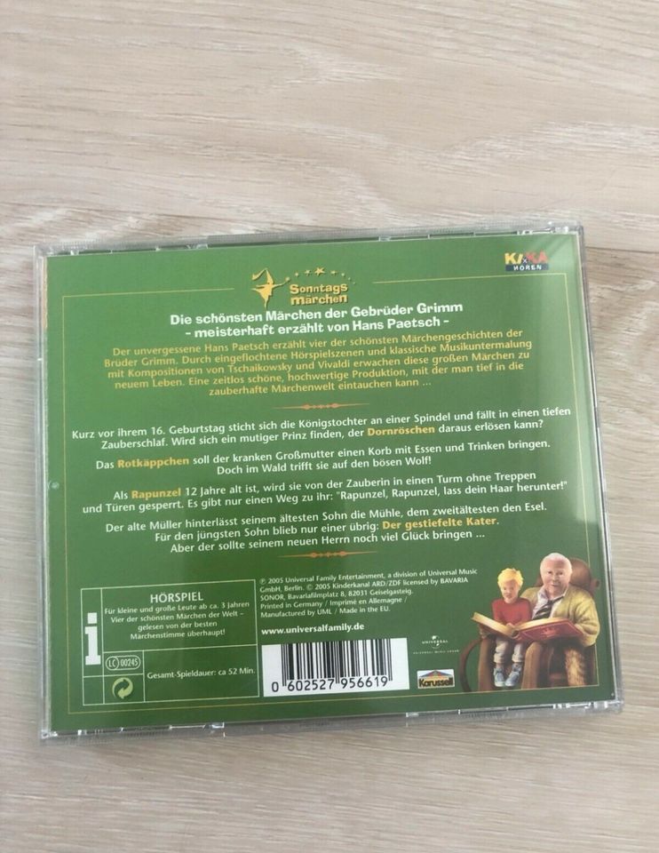 Dornröschen ⭐️ Märchenbuch mit CD ⭐️ KIKA Märchen CD - 4 Märchen in Berlin