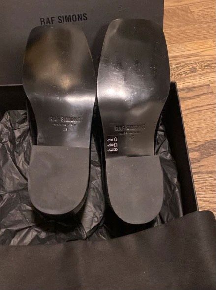 RAF Simons Herren echt Leder Schuhe Schwarz Gr.43 Neu in Essen