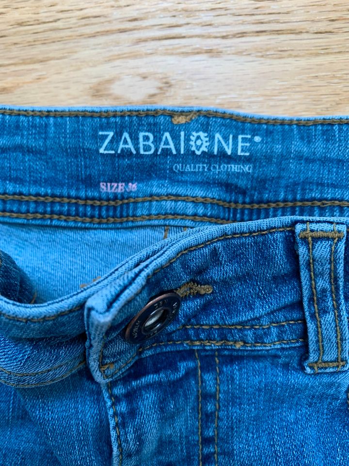 Gr. 36 ZABAIONE Jeans Hose blau in Baden-Baden