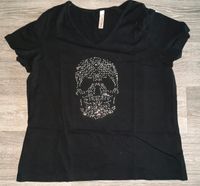 Shirt "Skull" mit Elasthan Gr. 44/46 Nordrhein-Westfalen - Recklinghausen Vorschau