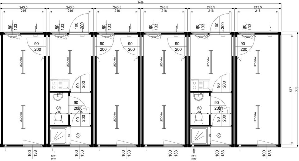 Flüchtlingscontainer | Notunterkunft | Asylunterkunft Container in Meerbusch