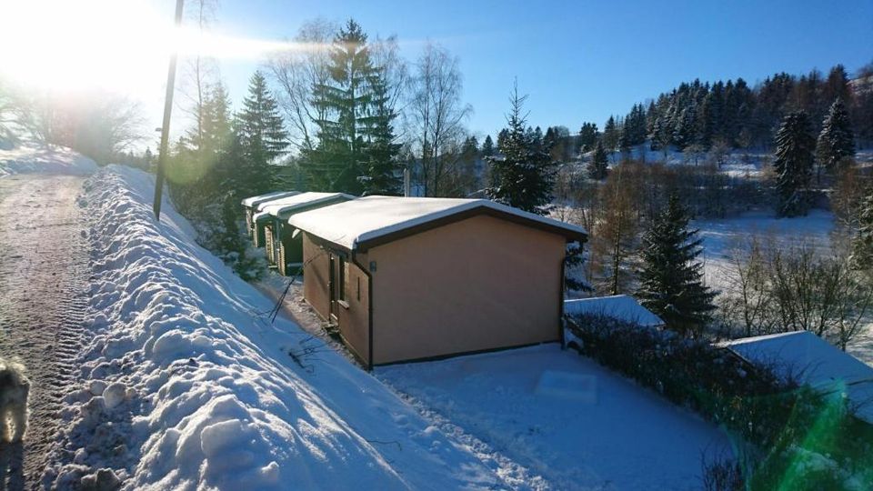 Ruhiges Ferienhaus am Waldrand mit Sauna und Kamin (Hellaberg II) in Schönbrunn (bei Hildburghausen)