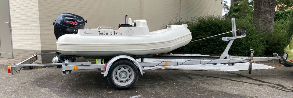 Schlauchboot (Festrumpf)mit  Motor&Trailer zu verkaufen in Hamburg