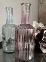 2er Set Glas Vase * NEU * Hellblau/Rosa * Maße 20 x 8 cm * Deko Nordrhein-Westfalen - Kamp-Lintfort Vorschau