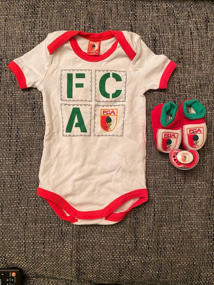 FCA Babyset Bodie Schuhe und Schnuller Set 62/68 neu in Augsburg