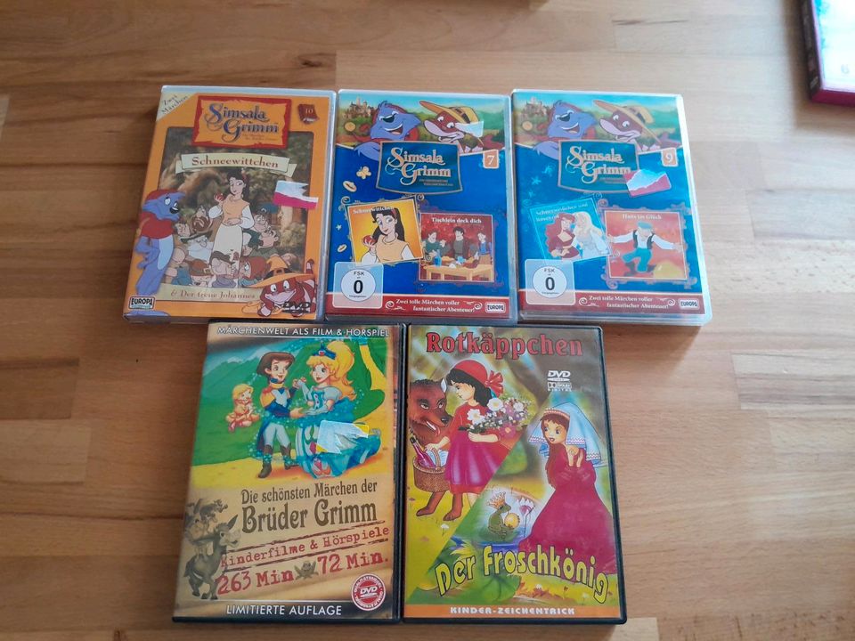 DVD z.B Lazy Town,Simsala Grimm,Bibi Blocksberg in Gleichen