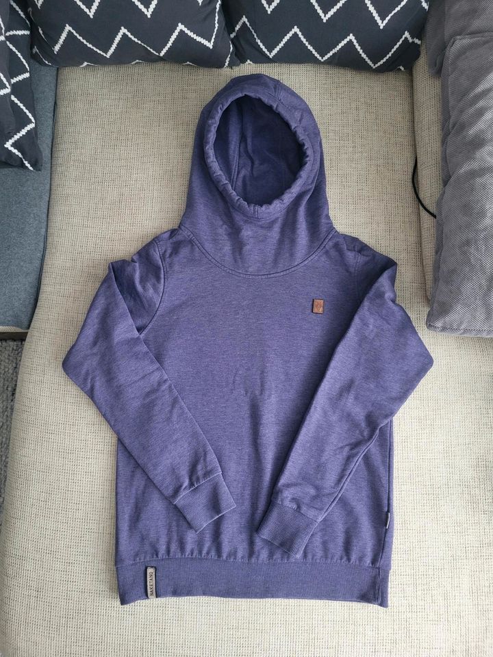 Naketano Hoodie Kapuzen Pullover Gr. XL eher L 40/42 Stehkragen in Flensburg