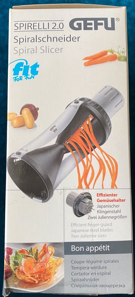 GEFU Spiralschneider SPIRELLI 2.0 neuwertig in München - Pasing-Obermenzing  | Haushaltskleingeräte gebraucht kaufen | eBay Kleinanzeigen ist jetzt  Kleinanzeigen