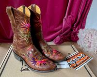 MEXICANA Western Boots Stiefeletten Blumen Stickereien Gr. 38 Innenstadt - Köln Altstadt Vorschau
