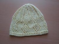 handgestrickte Sommermütze aus gelber Baumwolle Sachsen - Zittau Vorschau