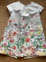 Zara Kleid weiß Blumen bunt Gr. 86/92 Kurzarm Struktur Knöpfe Bayern - Hilpoltstein Vorschau