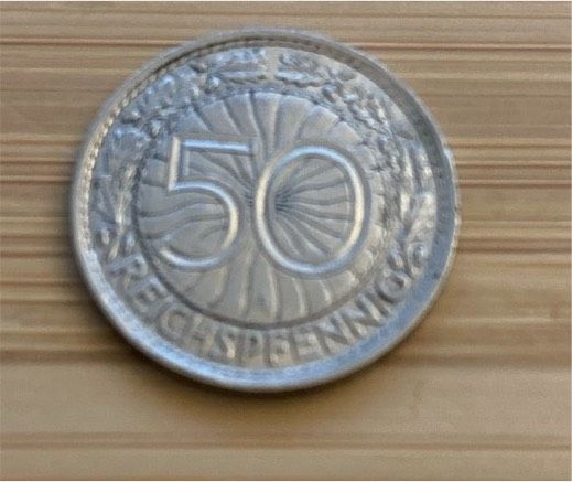 50 REICHSPFENNIG DEUTSCHES REICH 1929 in Weinstadt