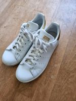 Adidas Stan Smith vegan Weiß Gold Gr. 40 Eimsbüttel - Hamburg Harvestehude Vorschau