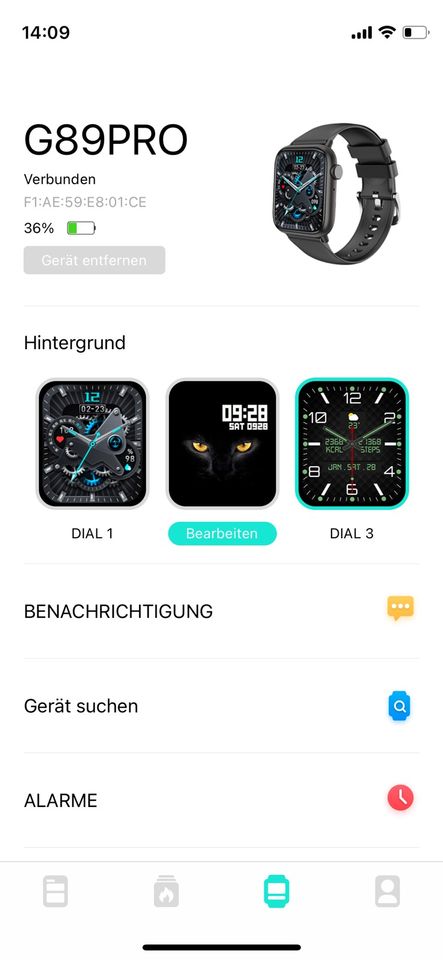 Smartwatch gold/rosa in Leipzig