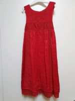 Kleid 134 rot Satin Rostock - Südstadt Vorschau