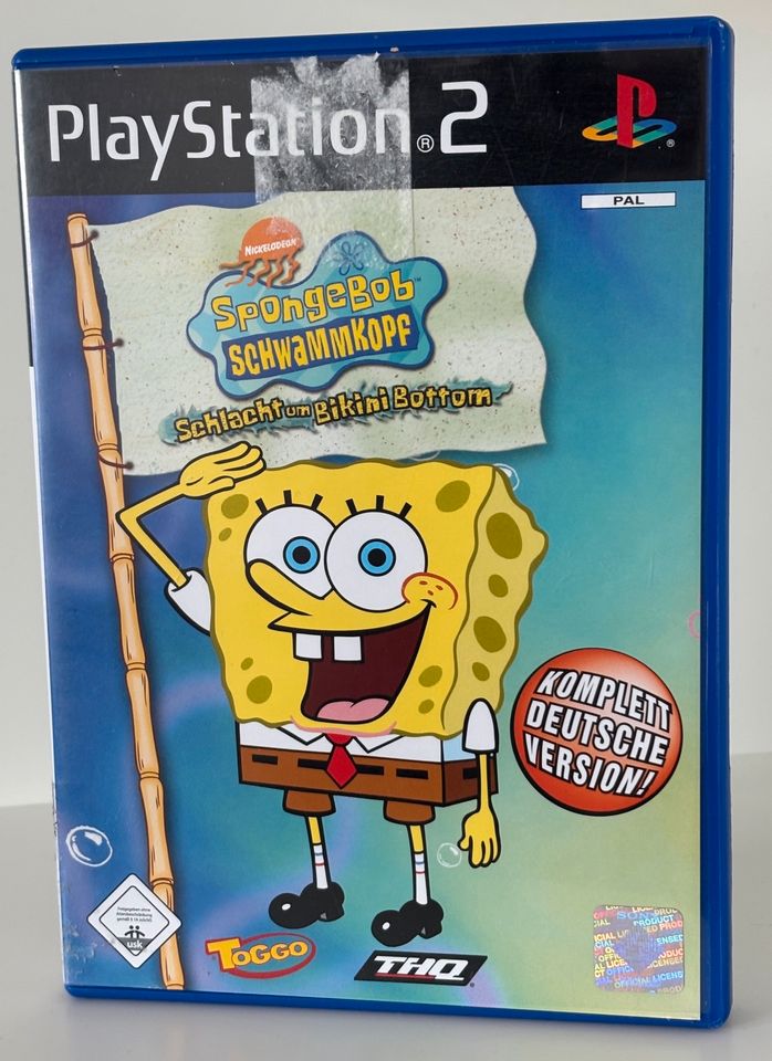 Sony PlayStation 2 Spongebob Schlacht Um Bikini Bottom in Malchin