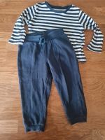 Set aus Joggers Hose und Longsleeve von H&M in Gr. 80 - blau Nordrhein-Westfalen - Marl Vorschau