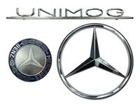 Unimog MB Trac Mercedes Stern Schriftzug Logo Firmenzeiche Emblem Baden-Württemberg - Bühlertal Vorschau
