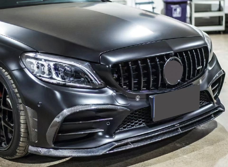 Carbon Frontlippe Spoiler für für Mercedes AMG C43 205 Facelift in Weißensberg