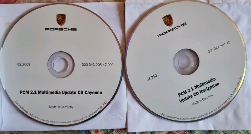 Porsche PCM 2.1 Multimedia Update CD Cayenne 2CD in Ellwangen (Jagst)