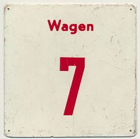 Steckschild "Wagen 7" Mitte - Moabit Vorschau