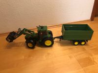 BRUDER John Deere mit Frontlader und Anhänger Baden-Württemberg - Sulzbach-Laufen Vorschau