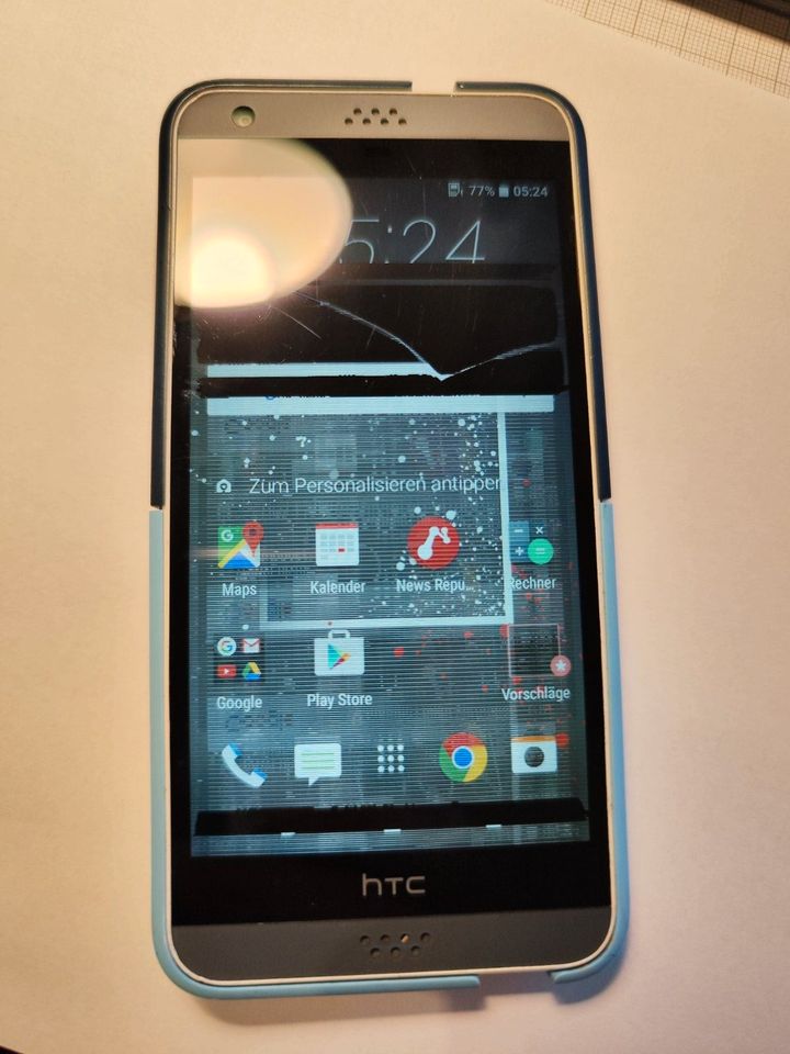 HTC Desire 630 Dual Sim !Displayschaden! in Letschin