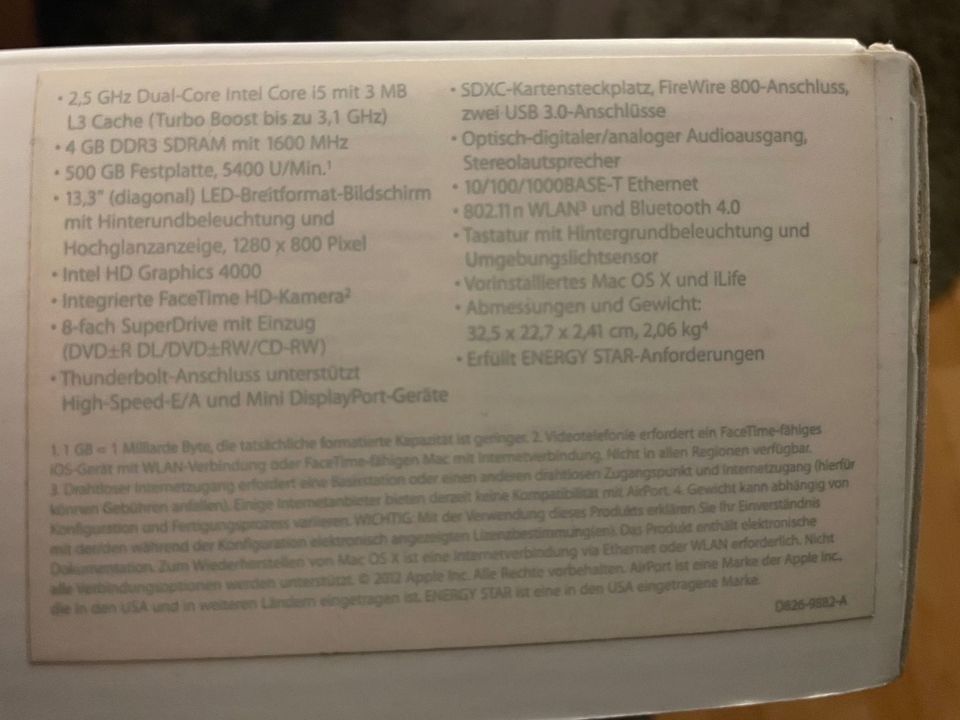 MacBook Pro (13 Zoll/Ende 2011) 500GB Festplatte, DVD-Laufwerk in Berlin