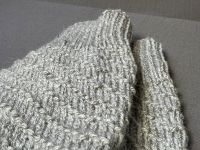 Gestrickte Wollsocken Grau Nordvorpommern - Landkreis - Barth Vorschau