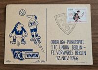 1 FC Union Berlin Autogrammkarte von 1966 Pankow - Blankenburg Vorschau