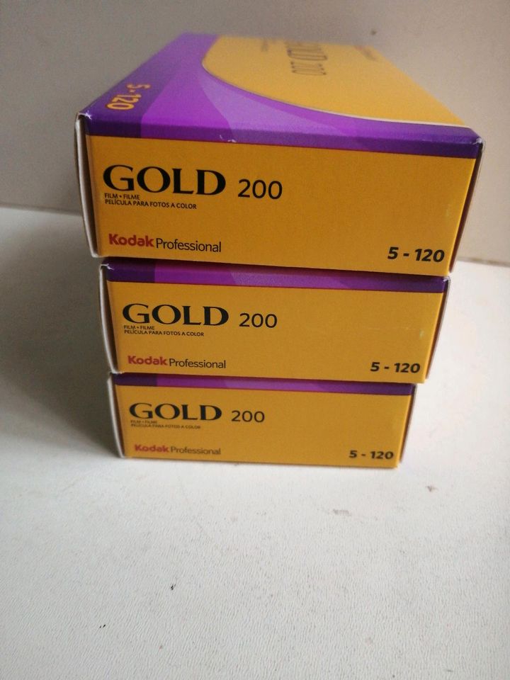 Kodak Gold 200 /120 Mittelformat Rollfilme 15 er Pack in Marktleuthen