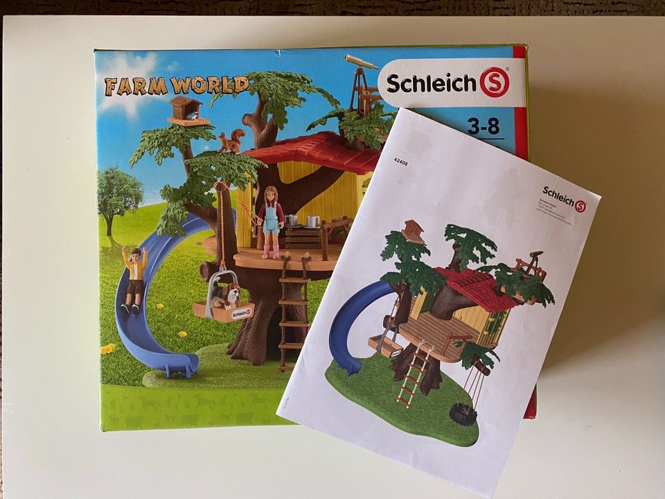 Schleich 42408 Baumhaus mit Zubehör, Anleitung und OVP in Machern