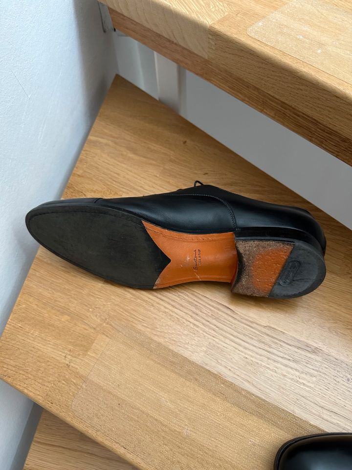 Santoni Schnürschuhe Schwarz Größe 11 in Bremen