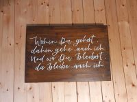 Holzschild, Deko, Schild, handbeschrieben, Lettering Nordrhein-Westfalen - Hamminkeln Vorschau