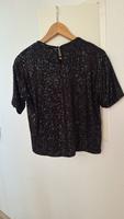 H&M Glitzer Tunika shirt schwarz S 36 T- Shirt Bluse TOP NEU Bayern - Eging am See Vorschau