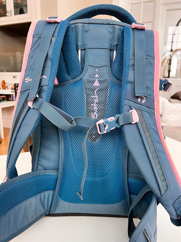 Satch Schulrucksack blau rosa, Ranzen in Hamburg