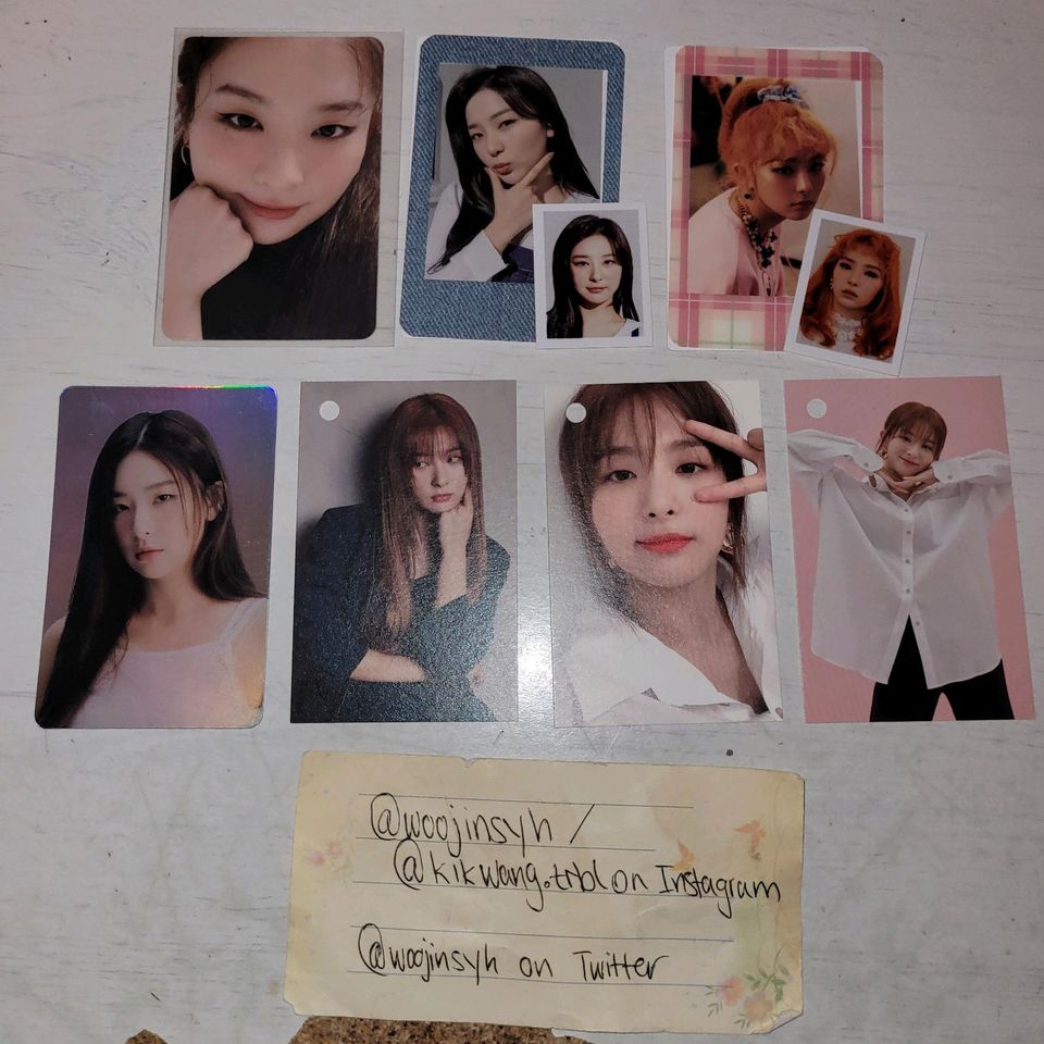 KPOP RED VELVET PHOTOCARD VERKAUF in Rietberg