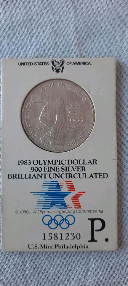 1983 Olympic Dollar in Hannover