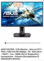 ASUS VG278Q 27’ Zoll Monitor Bildschirm Essen - Steele Vorschau