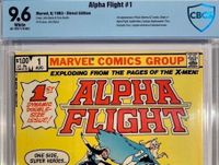 Alpha Flight #1 9.6 CBCS US Marvel Comics West - Schwanheim Vorschau