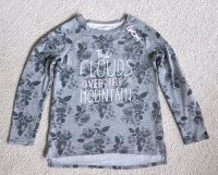 Pullover Pulli grau Blumenmuster - H&M - Gr. 170 Hessen - Riedstadt Vorschau