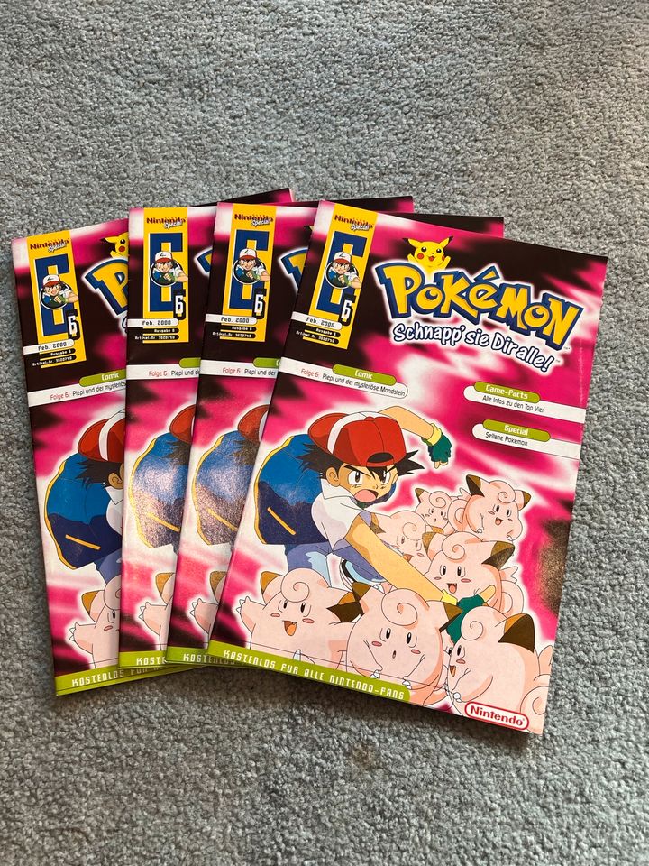 Pokémon Hefte/ Comics/ Nintendo Club Magazin in Heidelberg