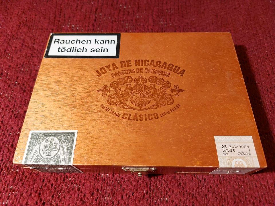 JOYA DE NICARAGUA Piccolino LEERE Zigarrenschachtel Zigarrenbox in Berlin