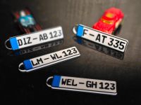 Personalisierter Kennzeichen-Schlüsselanhänger | Bag Tags | Charm Hessen - Hünfelden Vorschau